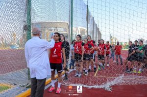 الاتحاد المصري لكرة السلة يقوم بالاشراف على الاجراءات الاحترازية في بداية عودة النشاط