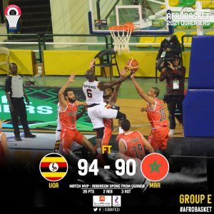 أوغندا تجتاز المغرب بصعوبة