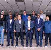 وفد NBA Africa يحرص على زيارة مقر الاتحاد المصري لكرة السلة